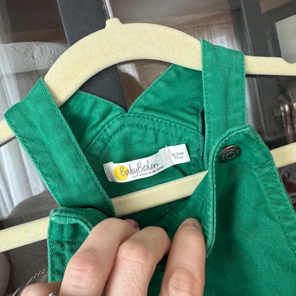 Baby Boden turtle applique overalls shortall romper mini toddler boy embroidered - Picture 3 of 6